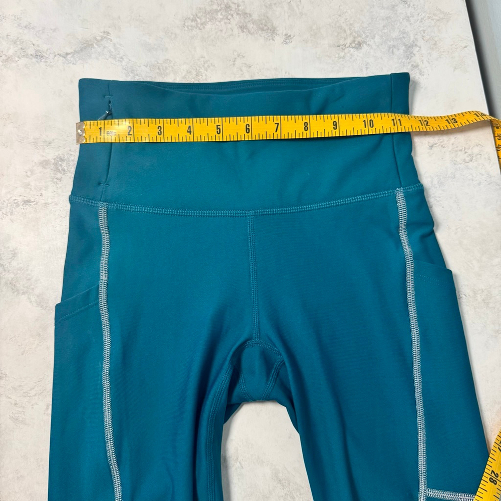 Fabletics Anywhere Motion 365+ XXS Teal Leggings - Picture 7 of 9